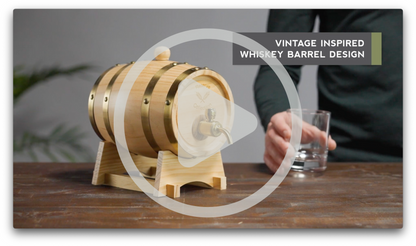 Whiskey Barrel Drink Deispenser