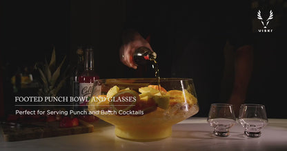 Raye Heavy Base Punch Bowl