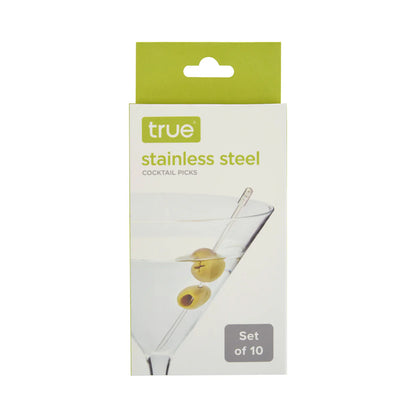 Stainless Steel Cocktail Picks 10ct