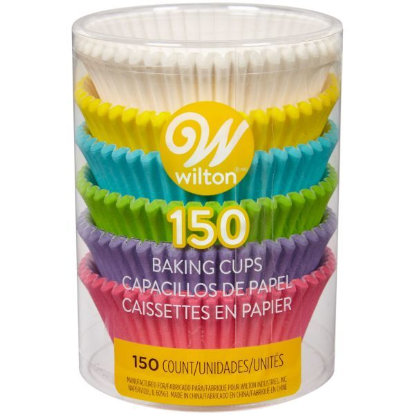 Rainbow Pastel Cupcake Liners 150ct