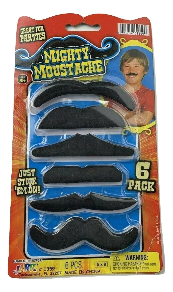 Mighty Moustache Just Stick 6pc