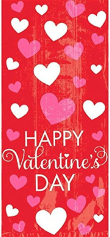 Happy Valentine's Day Party Cello Bags w/ Twist Ties 20ct