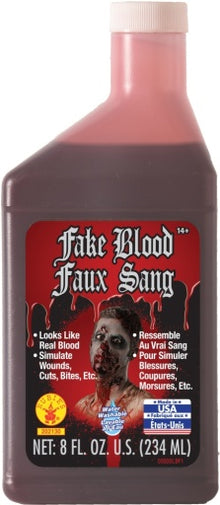 Fake Blood 8 Oz Bottle