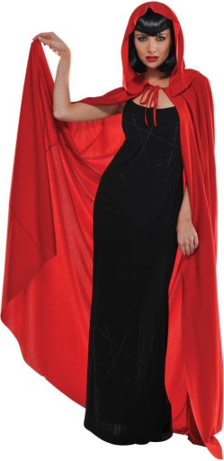 Hooded Cape - Red