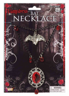 Vampiress Bat Necklace