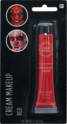 Cream Makeup Red