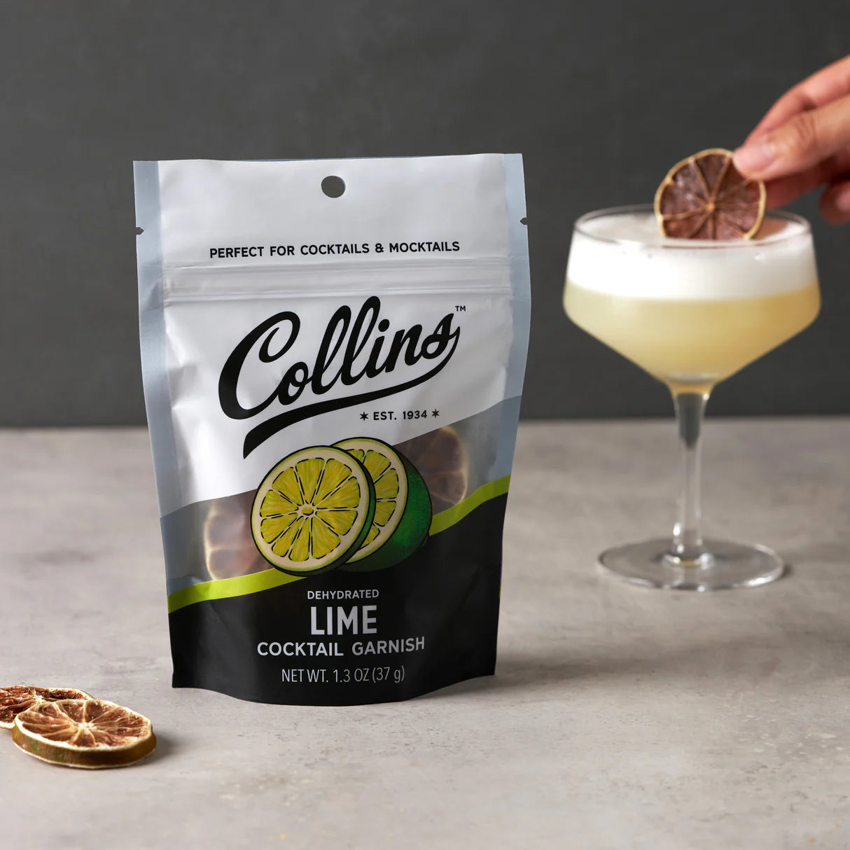 Dehydrated Lime Cocktail Garnish 1.3 oz
