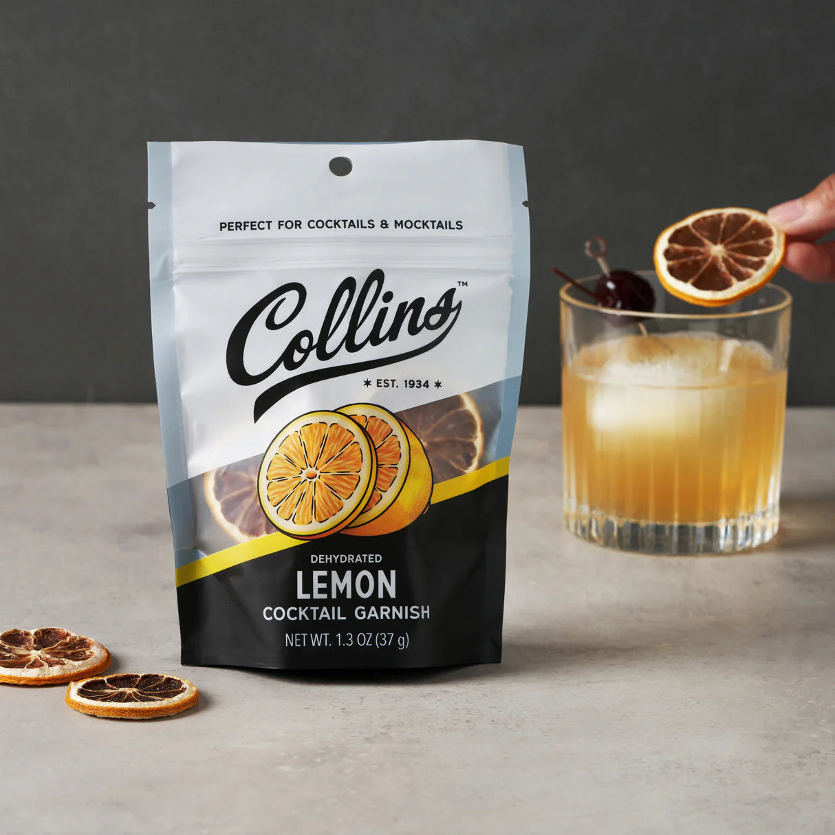 Dehydrated Lemon Cocktail Garnish 1.3 oz