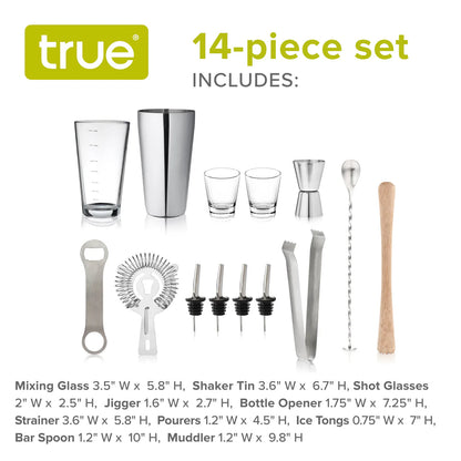 14-Piece Mixologist Barware Set