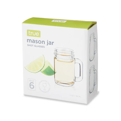 Mason Jar 1oz Shot Glasses 6ct