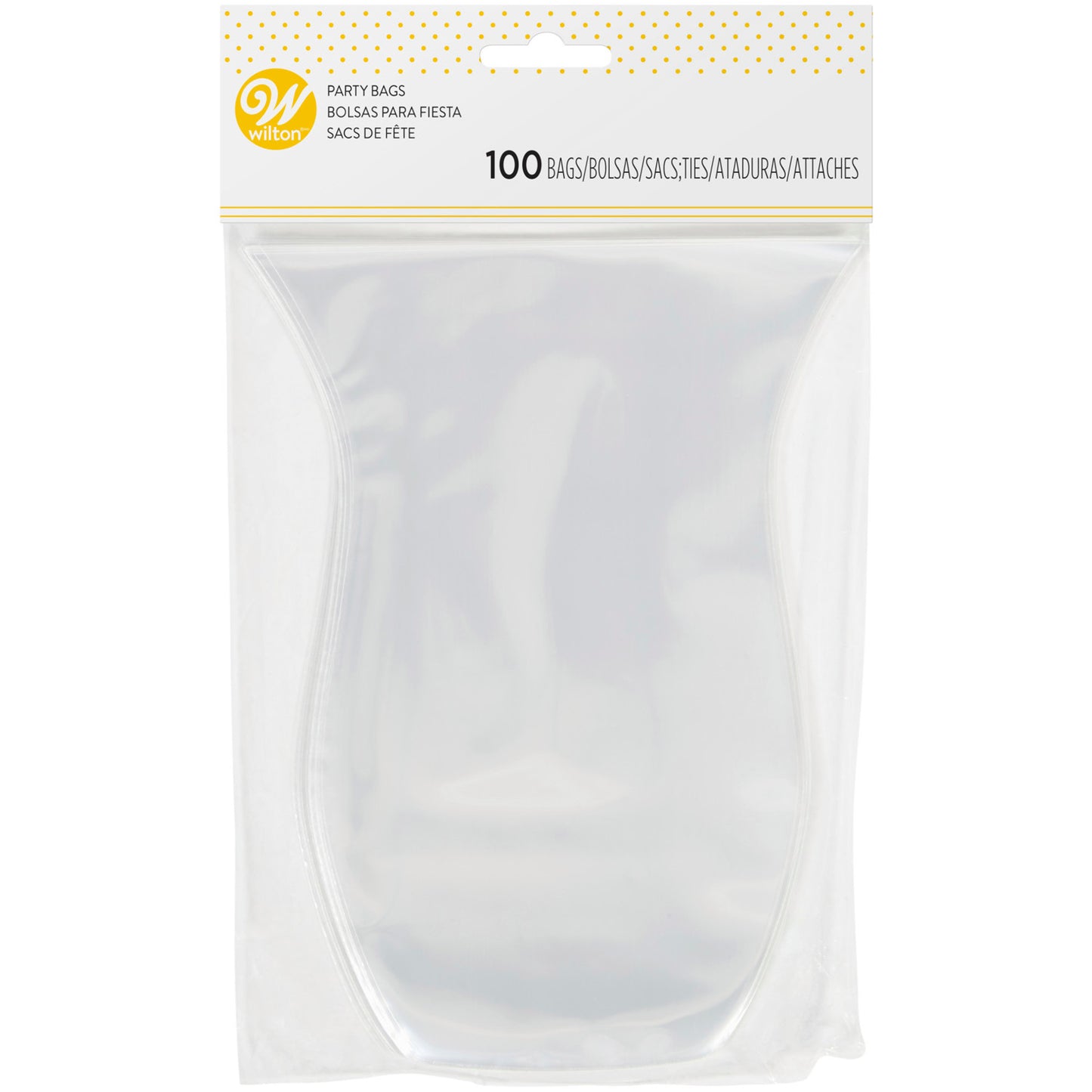 Clear Shaped Treat Bags 100ct