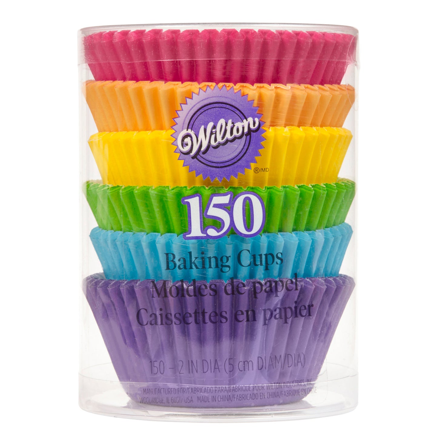 Rainbow Brights Cupcake Liners 150ct